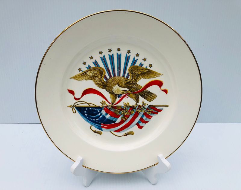 Vintage Patriotic Dinnerware