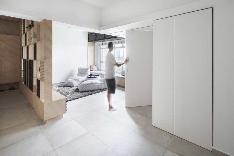 Tour The 12 Ultimate Tiny Home Where Smart Design Meets Effortless Style - Decor Hint Sliding Partition Walls