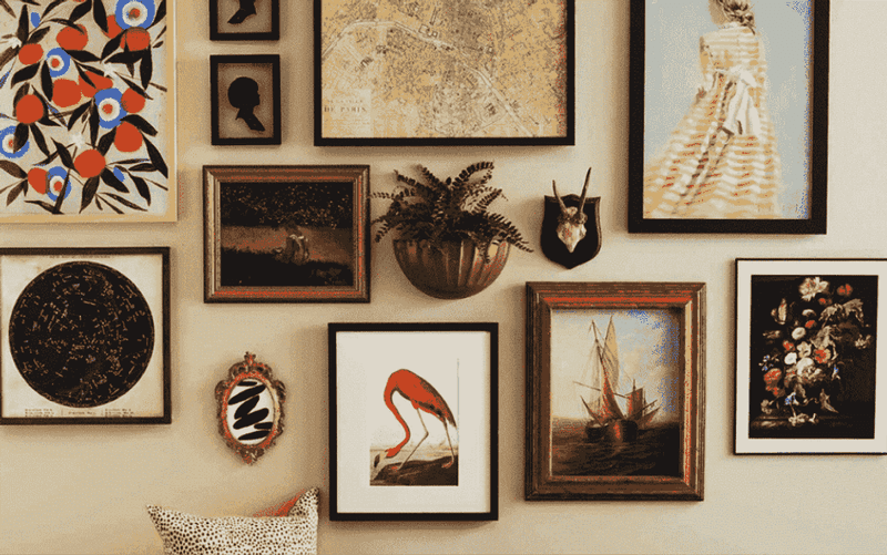 Old Is Still Gold: 9 Decor Tips To Welcome Vintage Style Into Your Contemporary Home In 2025 - Decor Hint Thrifted Art Gallery Walls