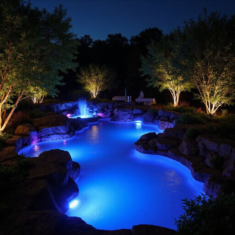 23 Gorgeous Garden Lighting Ideas To Transform Your Space - Decor Hint Underwater Lights