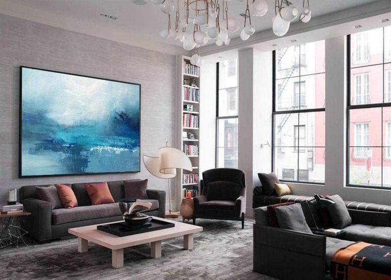 These 11 Coastal-Inspired Designs Are Giving New York Homes A Fresh Look - Decor Hint Ocean-Inspired Artwork