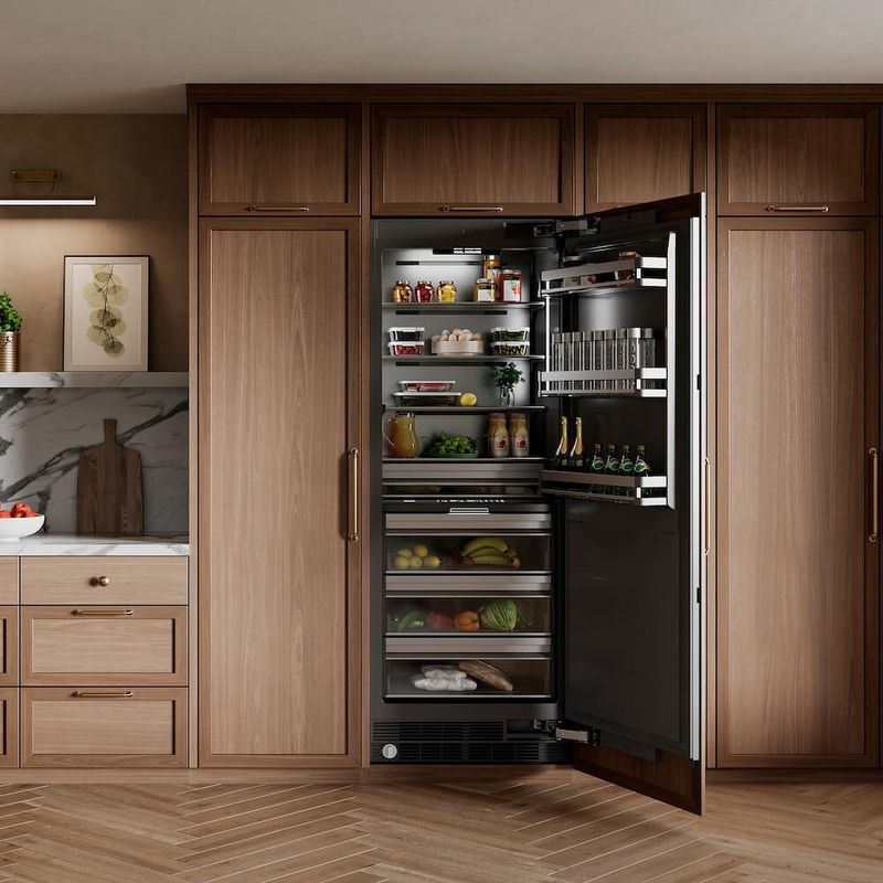 Modern Home Elements Buyers Are Moving Away From 17 To Rethink - Decor Hint Integrated refrigerator panels