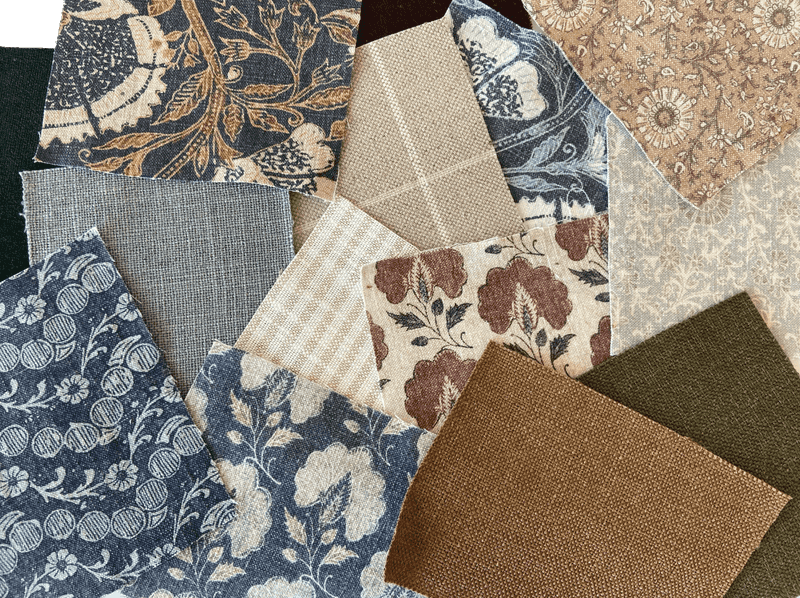 Bring Color Swatches And Fabric Samples