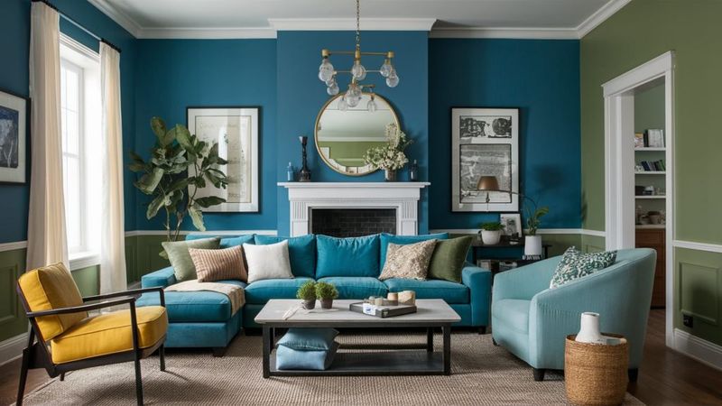 17 Colors To Never Pair With Blue, According To Interior Designers - Decor Hint Forest Green