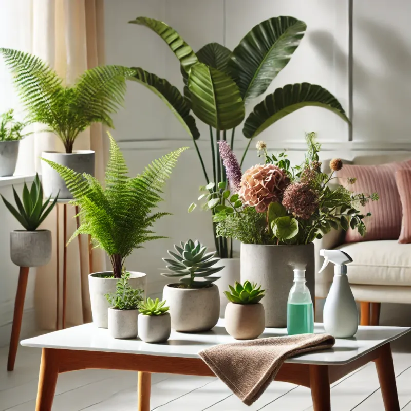 Faux Plants That Collect Dust