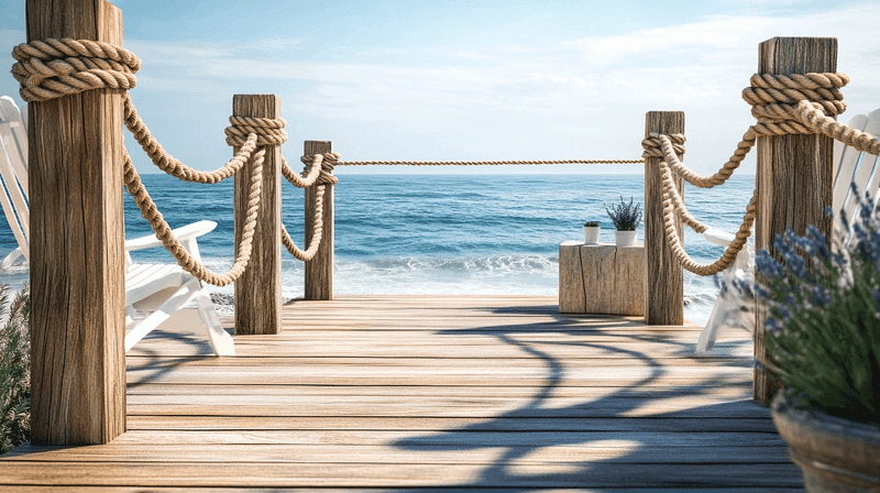 7 Examples Of Coastal Inspired Curb Appeal In Boston Homes - Decor Hint Driftwood Porch Columns and Railings