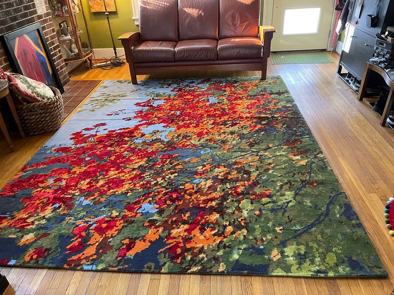 Retro Comeback: 16 Home Items That Are Big Again In The Pacific Northwest - Decor Hint Shag rugs in bold colors