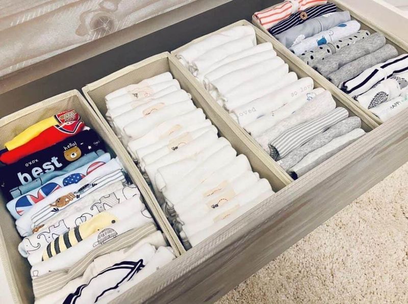 Drawer Organizers for Kids' Clothes