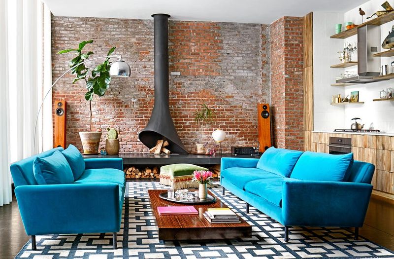 8 Outdated Couch Colors That Date Your Living Room And 4 More That Aren't Helping Either - Decor Hint Teal Chenille