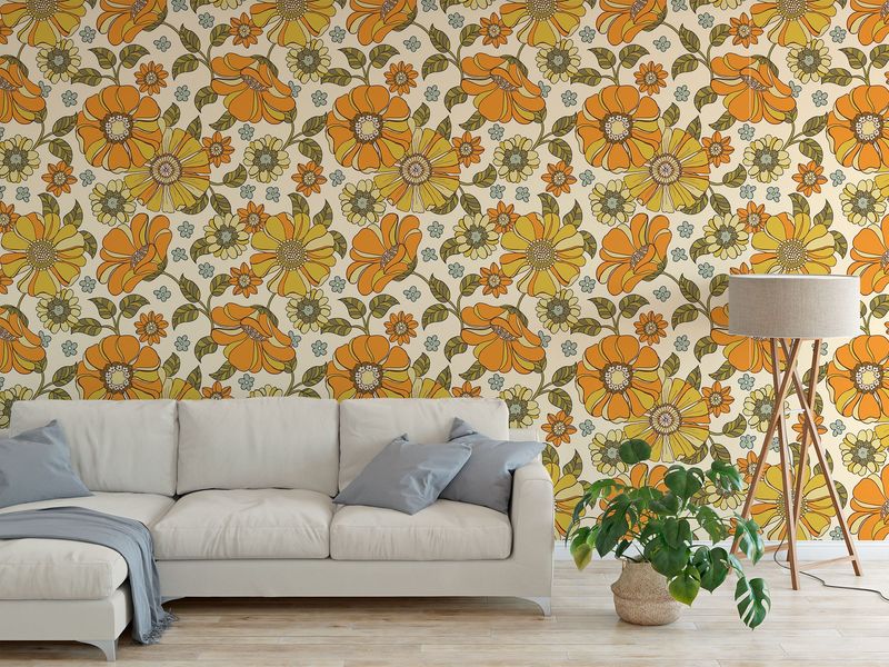 10 Bad Design Trends from 60 Years Ago We Pretend Never Happened + 7 We Hope Come Back - Decor Hint Overly Patterned Wallpaper