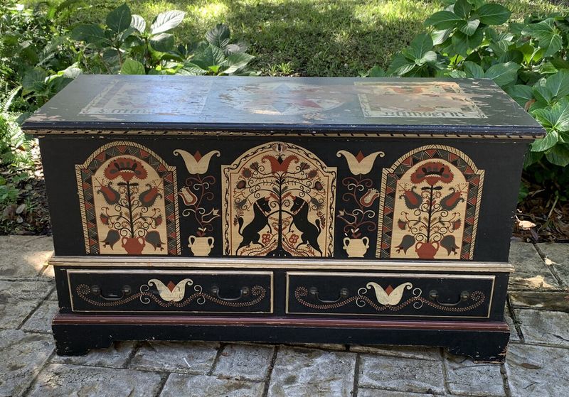 4 Pennsylvania Antiques Found In Lebanon Homes That Could Fetch High Prices And 7 That Might Not Sell For Much - Decor Hint Pennsylvania Dutch Painted Furniture