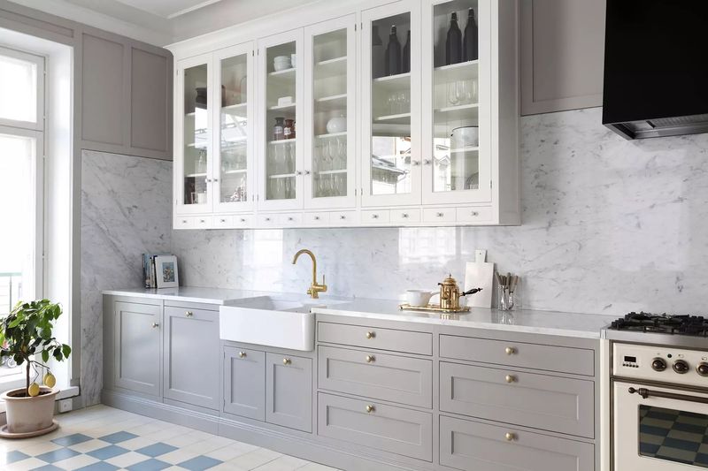 7 Kitchen Cabinet Styles Designers Recommend And 5 They Say To Avoid - Decor Hint Glass-Front Cabinets - Display Your Treasures