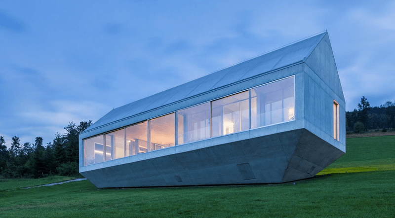 Modern Masterpieces: 12 Concrete Homes Around The World - Decor Hint The Konieczny's Ark in Poland