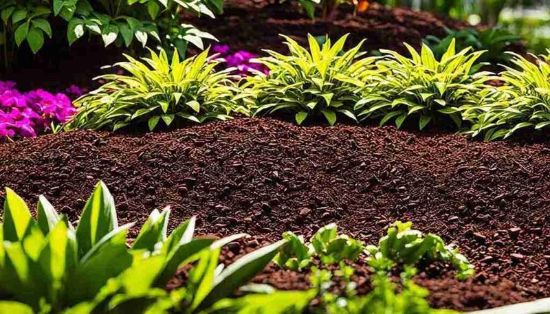 21 Sustainable Front Yard Landscaping Ideas With Rocks And Mulch - Decor Hint Cocoa Shell Mulch Gardens