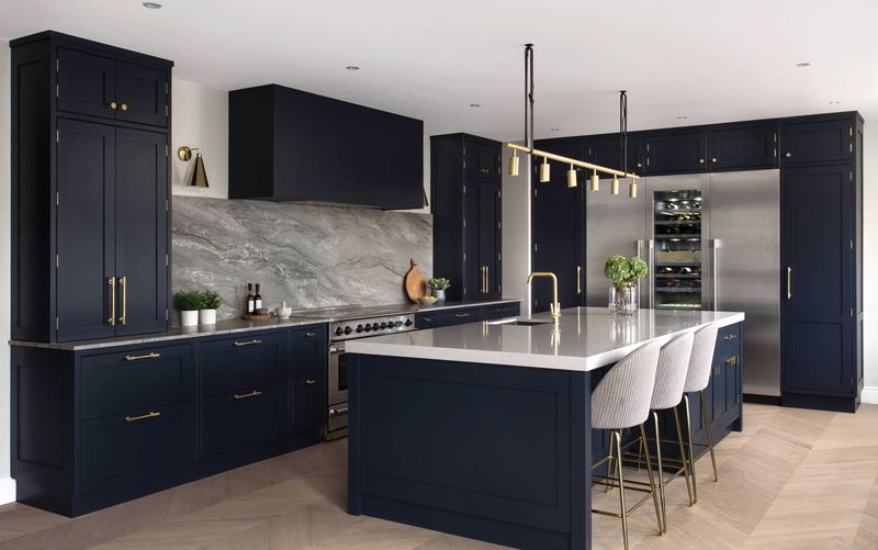 3 Kitchen Colors Designers Say You Should Try In Irwin Homes + 5 More Picks That Always Work - Decor Hint Deep Navy Blue
