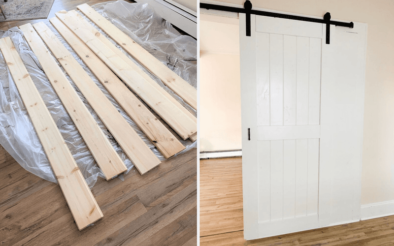 DIY Weekend Fixes To Transform Your Connecticut Home - Decor Hint Rustic Barn Door Installation