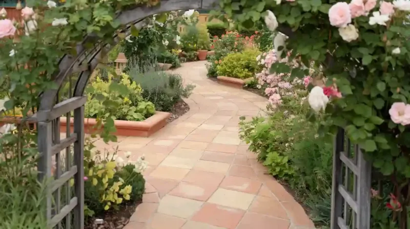 21 Innovative Walkway Designs That Will Spice Up Your Backyard - Decor Hint Terracotta Tile Trail