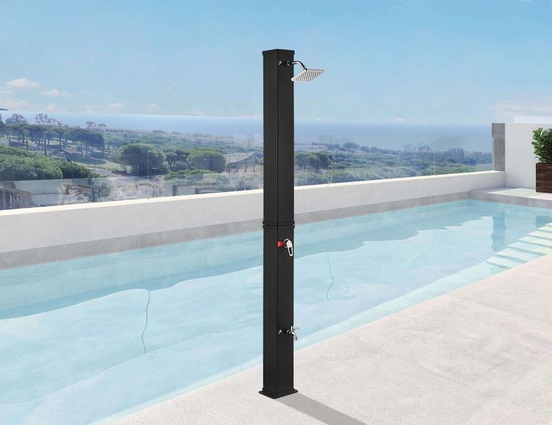 37 Stylish Poolside Designs That Make Everyday Feel Like Vacation - Decor Hint Luxurious Outdoor Shower Tower