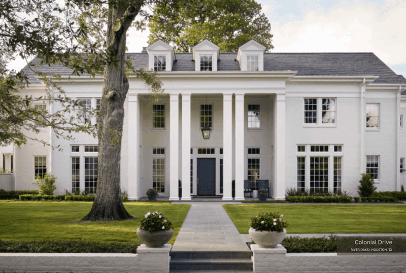 7 Timeless Exterior Designs Inspired By Old Houston Neighborhoods Plus 3 You Shouldn't Miss - Decor Hint Colonial Revival Facades
