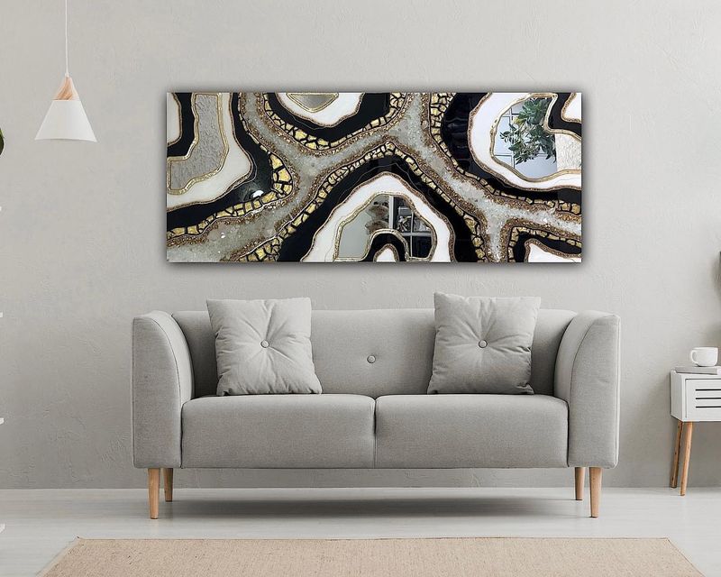 Loud, oversized wall art