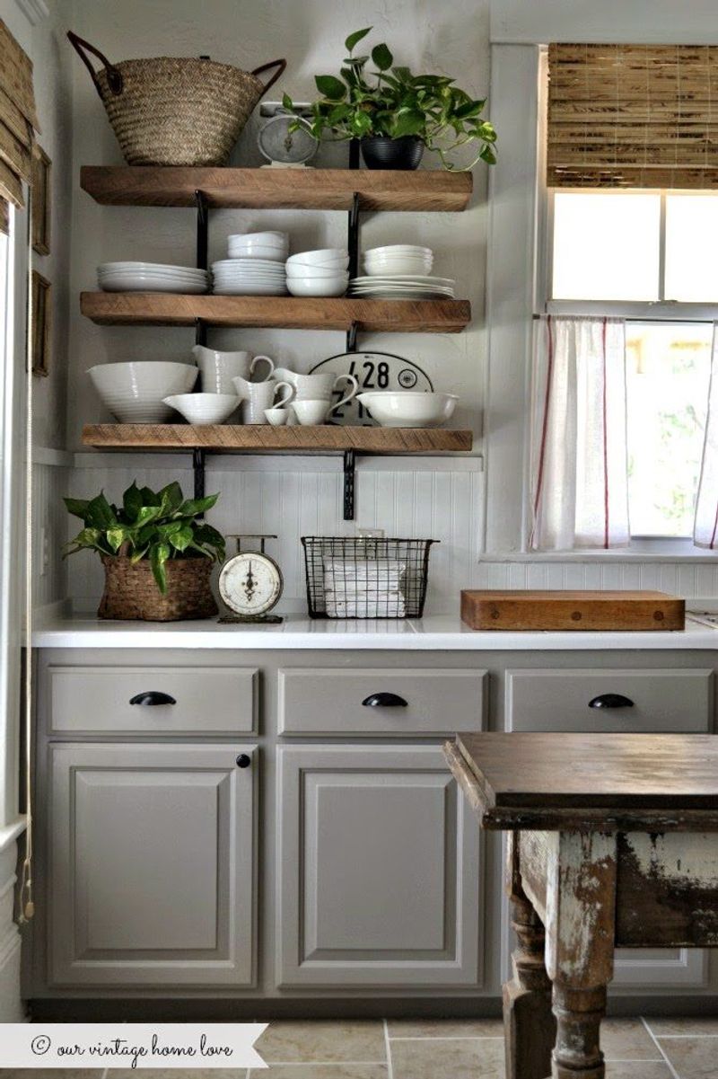 15 Farmhouse Trends Ohioans Will See Again In 2025 Plus 5 Already Taking Over - Decor Hint Prairie-style Open Shelving