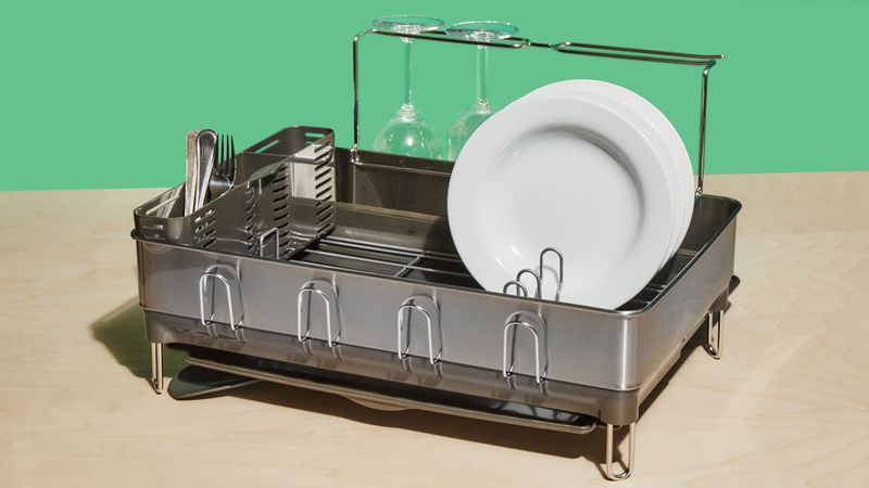 I've Seen These 10 Common Kitchen Items Crowd New York Homes And These 10 Transform Them Into Luxe Spaces - Decor Hint Bulky Dish Racks