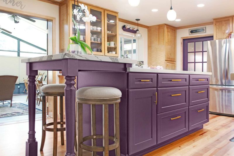 5 Outdated Kitchen Colors Alpharetta Designers Say To Skip In 2025 (And 2 That Always Work) - Decor Hint Eggplant Purple
