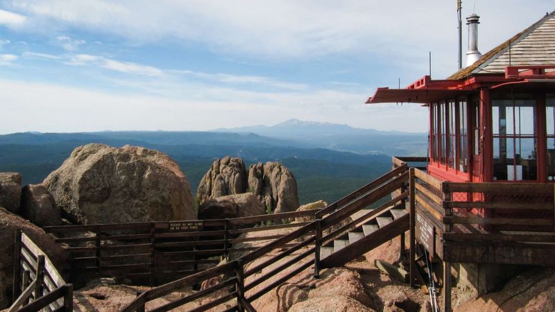 Converted Fire Lookout Tower in Montana Wilderness