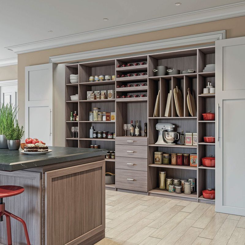 In Stockton Homes 12 Kitchen Looks Are Losing Favor 10 Stylish Ones Remain - Decor Hint Built-in Pantry Organization Systems Conquering Clutter