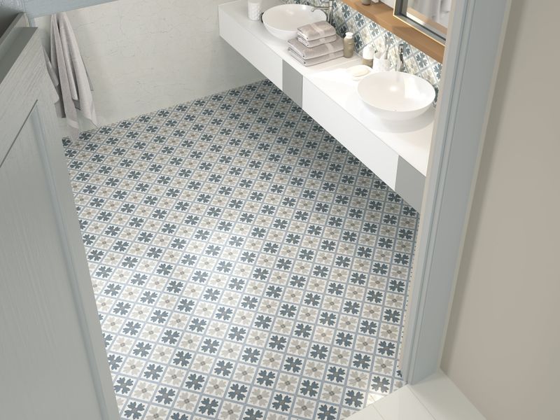 Patterned Tile Floors