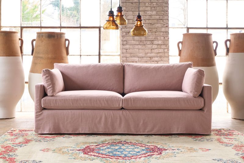 6 Sofa Colors That Always Look Good In California And 6 That Are Definitely Out - Decor Hint Pastel Pink - Trendy Trouble