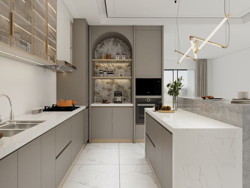 8 Kitchen Colors That Are Coming Back In 2025 And 10 That Are Already Trending - Decor Hint Greige (Currently Trending)