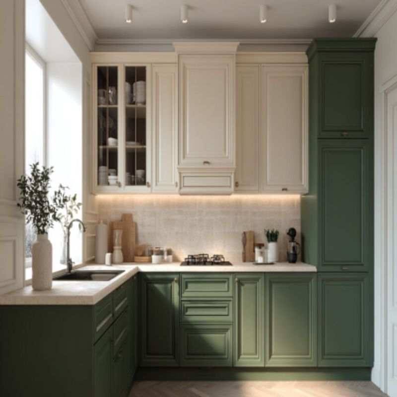 11 Perfect Kitchen Color Combos And 3 That Might Ruin Your Appetite - Decor Hint Cream & Olive