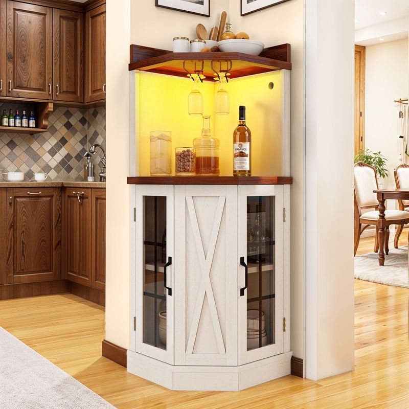 25 Corner Solutions That Turn Dead Space Into Your Favorite Spot - Decor Hint Corner Bar Cart Station