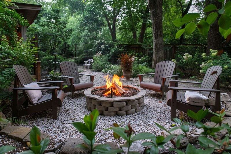 6 Inviting Outdoor Spaces You Will See All Over Ohio's Neighborhoods - Decor Hint Backyard Fire Pit Areas