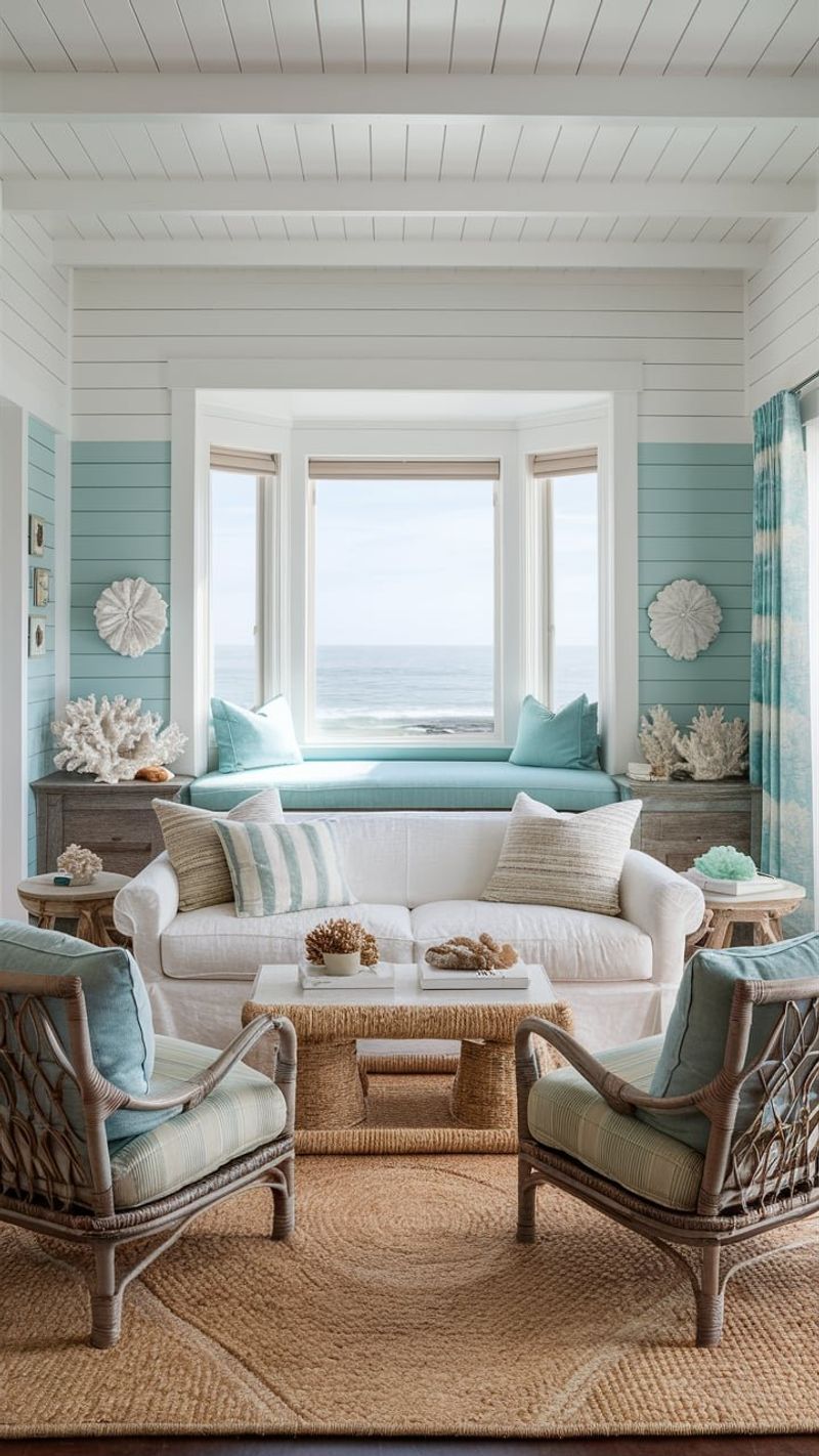 16 Cozy Color Combinations Perfect For Cottage Style Homes - Decor Hint Seafoam Green and Driftwood Gray