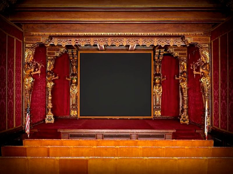 Step Inside Hearst Castle In California's Coastal Hills - Decor Hint Theater Room