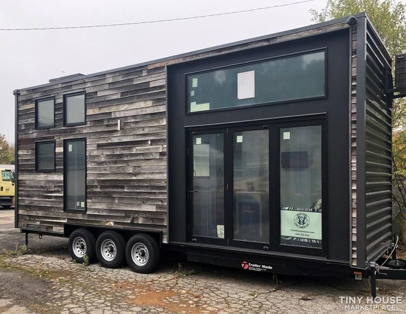 22 Coolest Tiny Homes On Wheels Cruising Around Texas - Decor Hint Industrial Steel Tiny