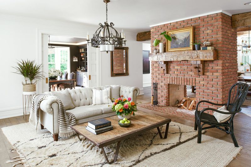 Statement Brick Fireplaces