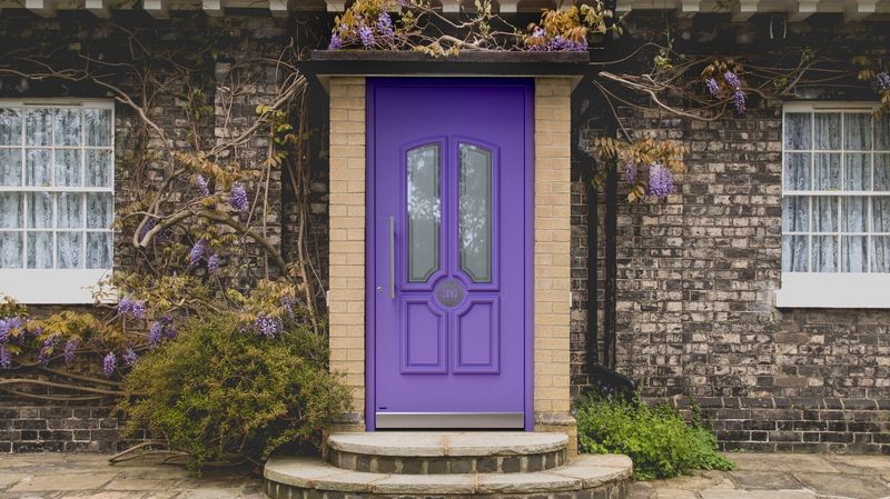Front Door Colors That Give Your Home A Luxe Look - Decor Hint Royal Purple