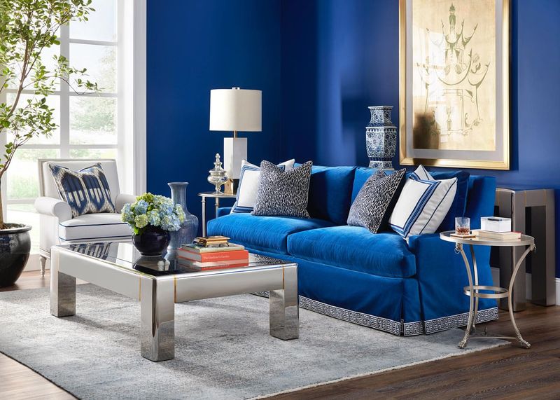 9 Couch Colors That Don't Fit The Minnesota Vibe, And 9 That Totally Do - Decor Hint Electric Blue: Too Intense For Our Subtle Landscape