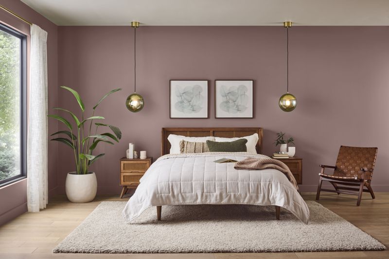 15 Retro Paint Shades Designers Are Loving Again - Decor Hint Mauve Mist