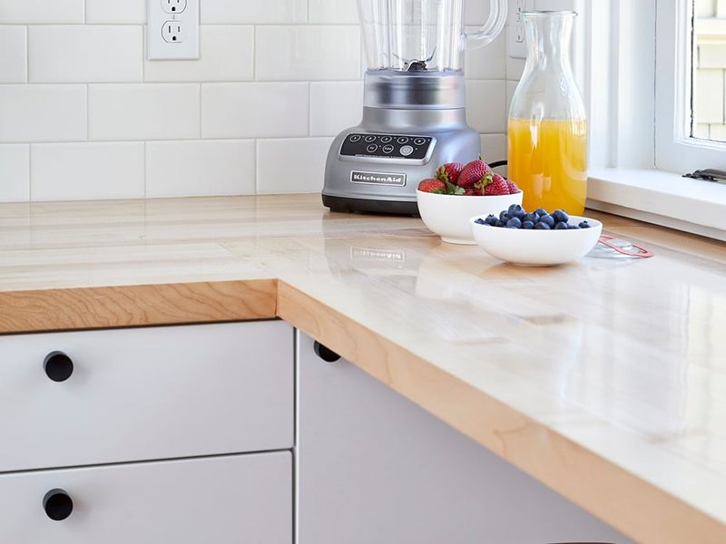 8 Kitchen Countertops To Avoid, According To The Property Brothers - Decor Hint Low-Quality Butcher Block