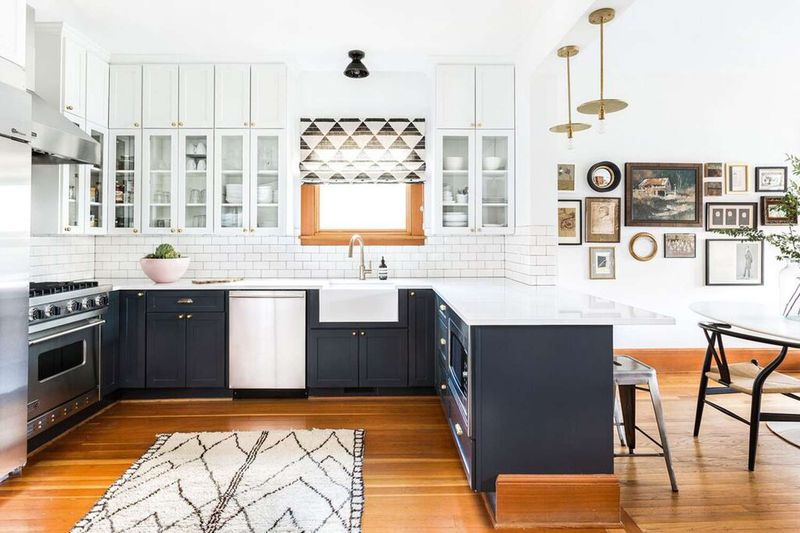 Shaker-Style Cabinets (Keeping)