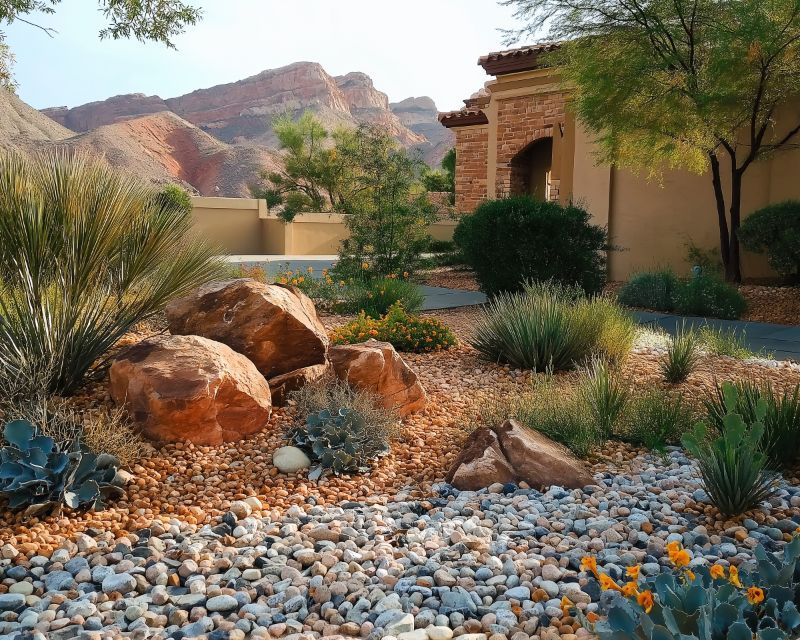 You'll Find These 10 Unique Outdoor Ideas In Homes Across Las Vegas - Decor Hint Desert-Friendly Rock Gardens