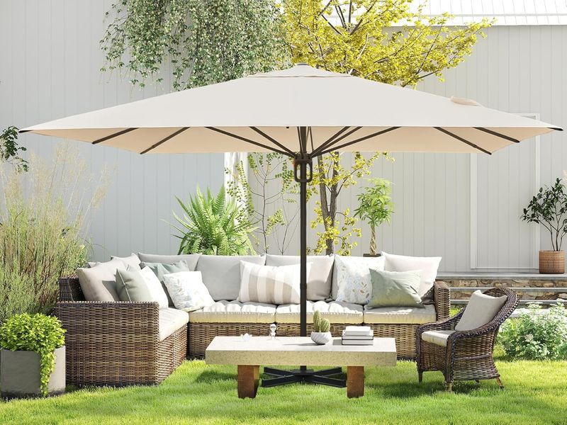 Score Outdoor Style For Less: 17 Best Patio Deals At Amazon's Home Outlet - Decor Hint Patio Umbrellas And Shades