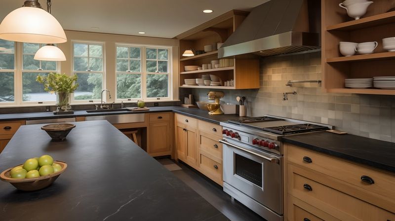 Butcher Block And Soapstone Counters