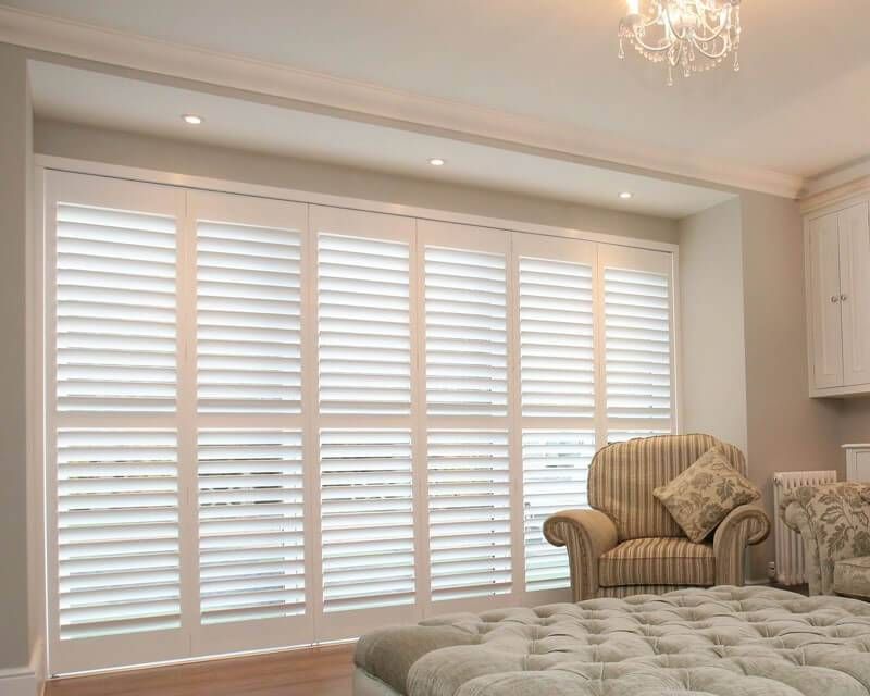 Ditch Curtains For A Smarter Sliding Glass Door Window Treatment - Decor Hint Plantation Shutters That Wow