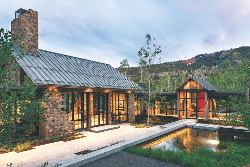 2025's Take On 8 Rustic Exterior Styles From Montana Lodges You'll Want To Try - Decor Hint Rustic Metal Roofing With Contemporary Finishes