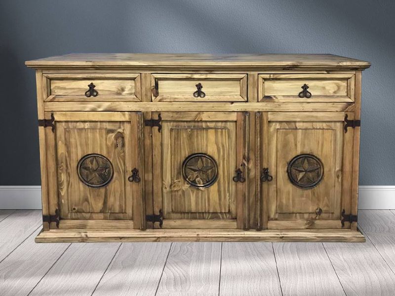 8 Rustic Furniture Treasures That Prove Texas Design Trends Never Go Out Of Style - Decor Hint Distressed Wood Sideboards